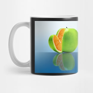 orange apple Mug